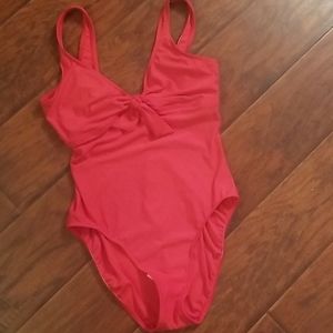 Red One-Piece Swimsuit